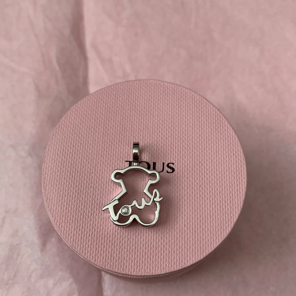 NWT TOUS Acero pendant with diamond.